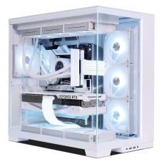 LIANLI 联力 包豪斯O11D EVO全视版白色 海景房电脑机箱台式机 双面玻璃/E-ATX大箱/三面水冷位/支持4090显卡